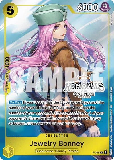 Jewelry Bonney Online Regional Participation Pack 2025 Vol2 One Piece Promotion Cards One Piece card