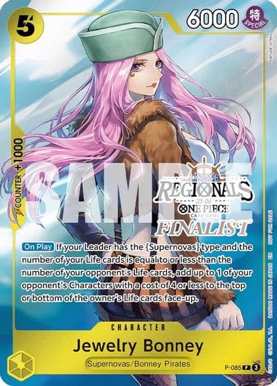 Jewelry Bonney Online Regional Finalist Card Set 2025 Vol2 One Piece Promotion Cards One Piece card