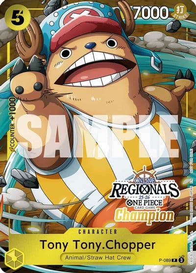 Tony TonyChopper Online Regional Champion Card Set 2025 Vol2 One Piece Promotion Cards One Piece card