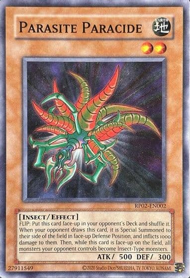 Parasite Paracide Retro Pack 2 (2020 Date Reprint) Yu-Gi-Oh! card