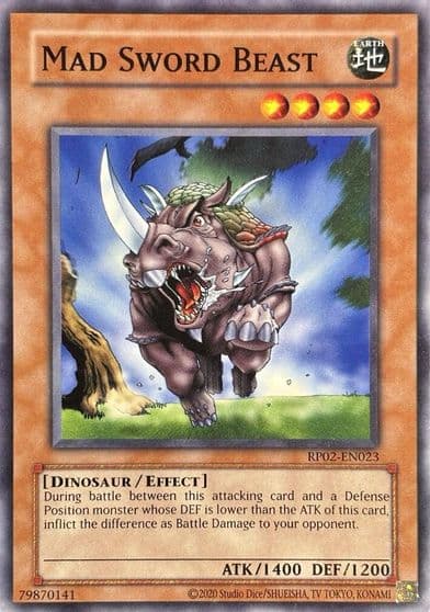 Mad Sword Beast Retro Pack 2 (2020 Date Reprint) Yu-Gi-Oh! card