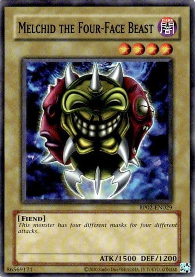 Melchid the Four Face Beast Retro Pack 2 (2020 Date Reprint) Yu-Gi-Oh! card