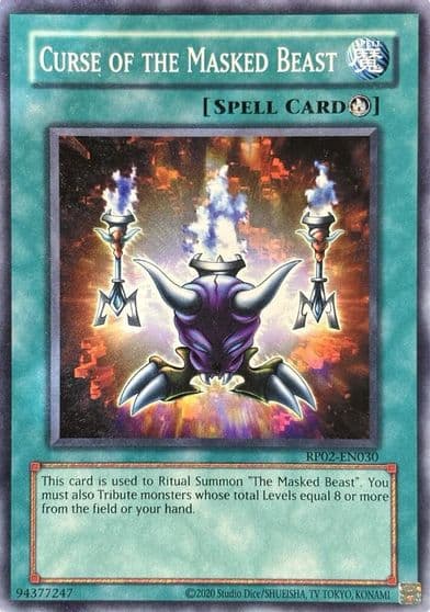 Curse of the Masked Beast Retro Pack 2 (2020 Date Reprint) Yu-Gi-Oh! card