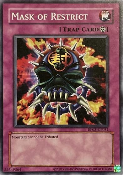 Mask of Restrict Retro Pack 2 (2020 Date Reprint) Yu-Gi-Oh! card