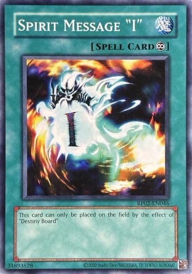 Spirit Message I Retro Pack 2 (2020 Date Reprint) Yu-Gi-Oh! card