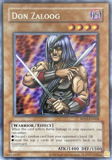 Don Zaloog Retro Pack 2 (2020 Date Reprint) Yu-Gi-Oh! card