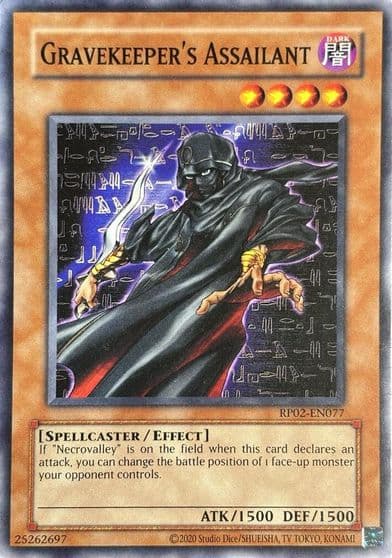 Gravekeepers Assailant Retro Pack 2 (2020 Date Reprint) Yu-Gi-Oh! card