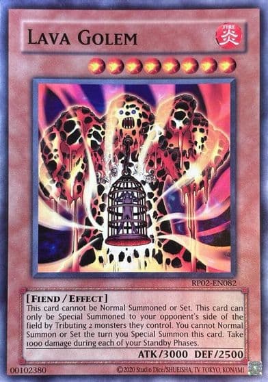 Lava Golem Retro Pack 2 (2020 Date Reprint) Yu-Gi-Oh! card