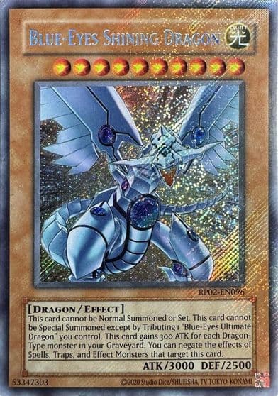 Blue Eyes Shining Dragon Retro Pack 2 (2020 Date Reprint) Yu-Gi-Oh! card