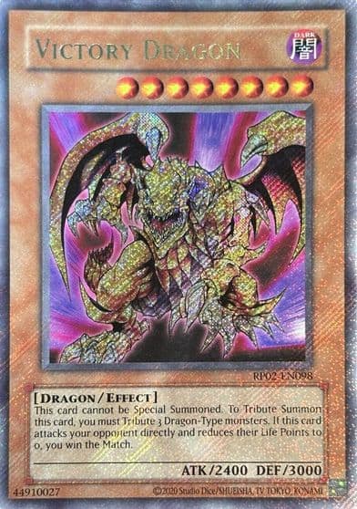 Victory Dragon Retro Pack 2 (2020 Date Reprint) Yu-Gi-Oh! card
