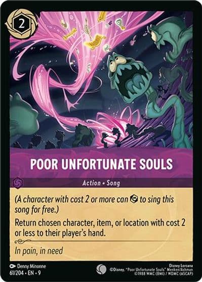 Poor Unfortunate Souls Fabled Lorcana card
