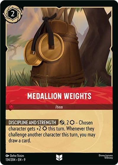 Medallion Weights Fabled Lorcana card