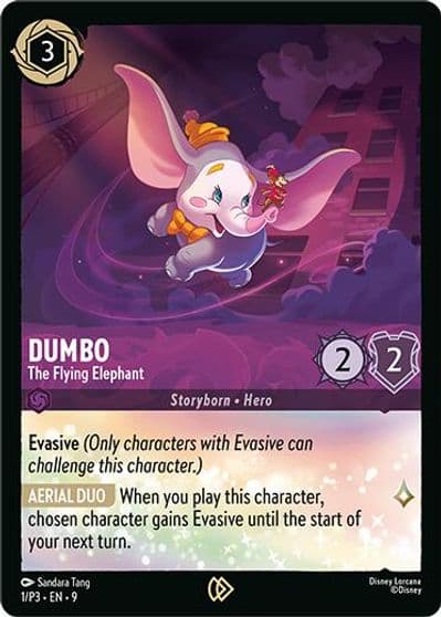 Dumbo The Flying Elephant Disney Lorcana Promo Cards Lorcana card