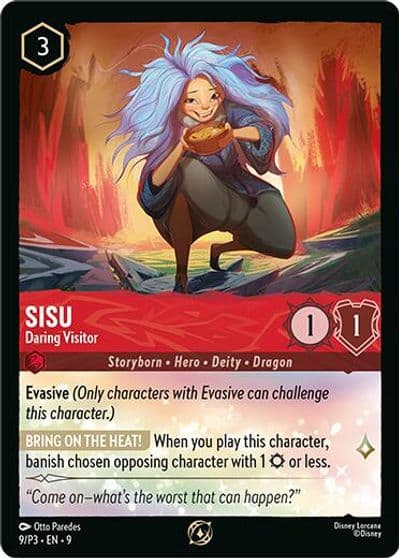 Sisu Daring Visitor Disney Lorcana Promo Cards Lorcana card