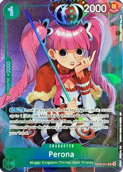 Perona Illustration Box Vol4 One Piece Promotion Cards One Piece card