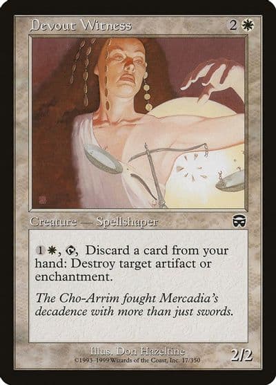 Devout Witness Mercadian Masques Magic card