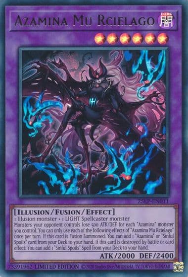 Azamina Mu Rcielago Limited Pack World Championship 2025 Yu-Gi-Oh! card
