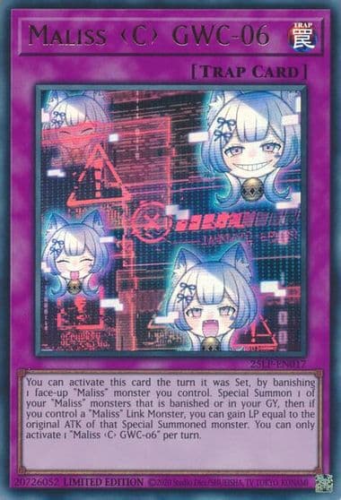 Maliss C GWC 06 Limited Pack World Championship 2025 Yu-Gi-Oh! card