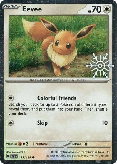 Eevee (Holiday Calendar) Miscellaneous Cards & Products Pokemon card