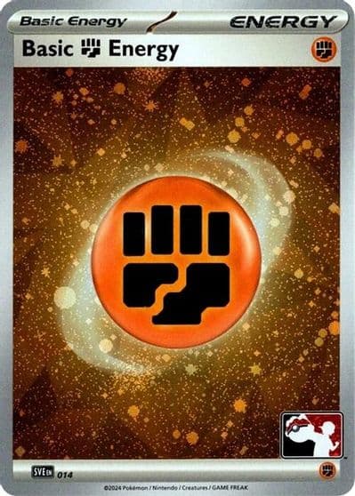 Basic Fighting Energy - 014 (Cosmos Holo) Prize Pack Series Cards Pokemon card