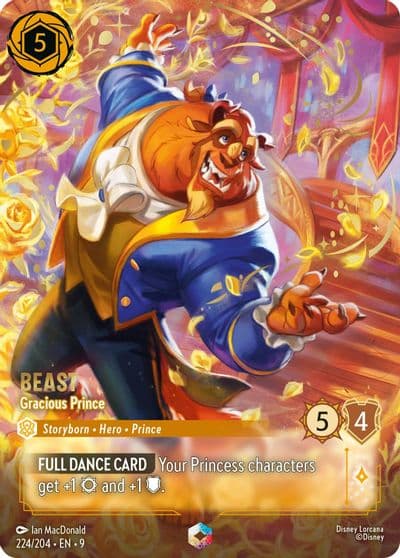 Beast Gracious Prince Enchanted Fabled Lorcana card