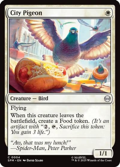 City Pigeon Marvel's Spider-Man Magic card