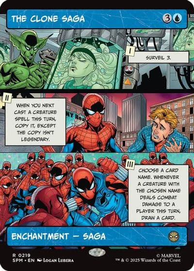 The Clone Saga Borderless Marvel's Spider-Man Magic card