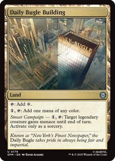 Daily Bugle Building Marvel's Spider-Man Magic card