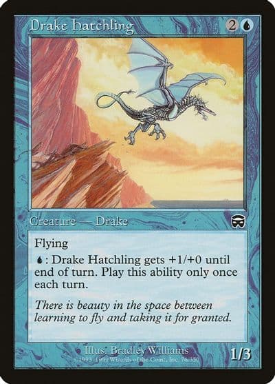 Drake Hatchling Mercadian Masques Magic card
