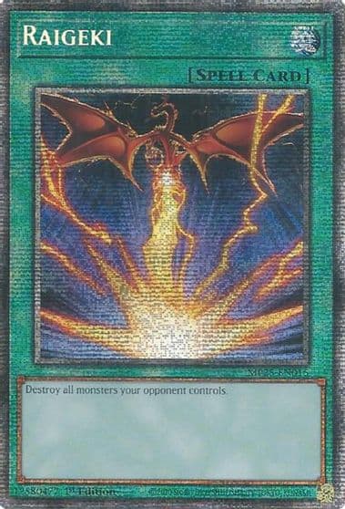 Raigeki 2025 Mega-Pack Yu-Gi-Oh! card