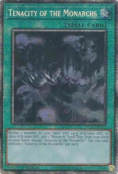 Tenacity of the Monarchs 2025 Mega-Pack Yu-Gi-Oh! card