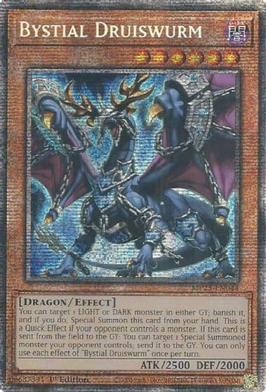Bystial Druiswurm 2025 Mega-Pack Yu-Gi-Oh! card