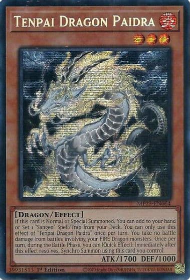Tenpai Dragon Paidra 2025 Mega-Pack Yu-Gi-Oh! card