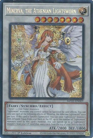 Minerva the Athenian Lightsworn 2025 Mega-Pack Yu-Gi-Oh! card