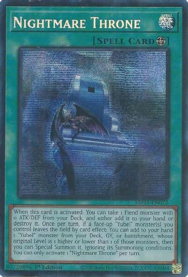 Nightmare Throne 2025 Mega-Pack Yu-Gi-Oh! card
