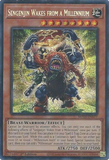 Sengenjin Wakes from a Millennium 2025 Mega-Pack Yu-Gi-Oh! card