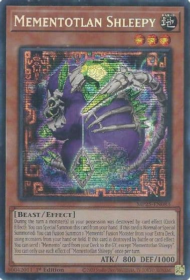 Mementotlan Shleepy 2025 Mega-Pack Yu-Gi-Oh! card