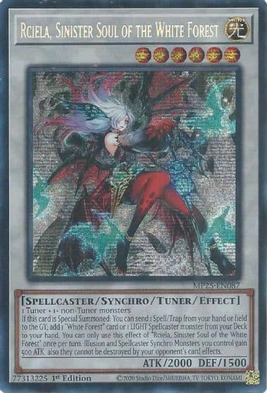 Rciela Sinister Soul of the White Forest 2025 Mega-Pack Yu-Gi-Oh! card