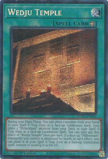 Wedju Temple 2025 Mega-Pack Yu-Gi-Oh! card