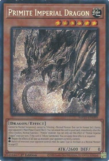 Primite Imperial Dragon 2025 Mega-Pack Yu-Gi-Oh! card