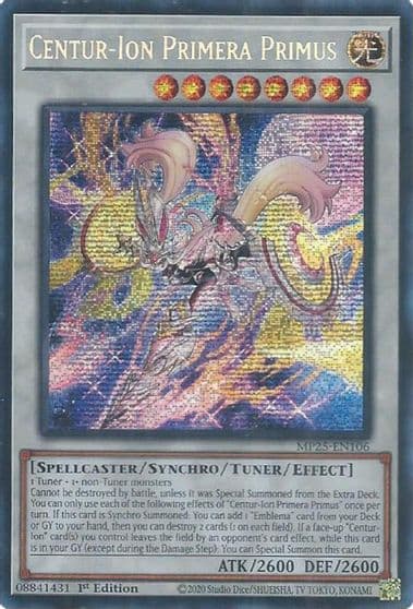 Centur Ion Primera Primus 2025 Mega-Pack Yu-Gi-Oh! card
