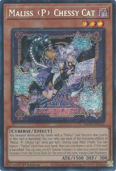 Maliss P Chessy Cat 2025 Mega-Pack Yu-Gi-Oh! card