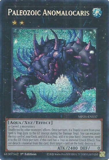 Paleozoic Anomalocaris 2025 Mega-Pack Yu-Gi-Oh! card