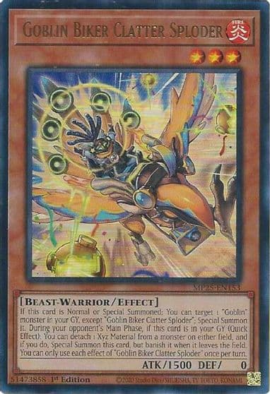 Goblin Biker Clatter Sploder 2025 Mega-Pack Yu-Gi-Oh! card