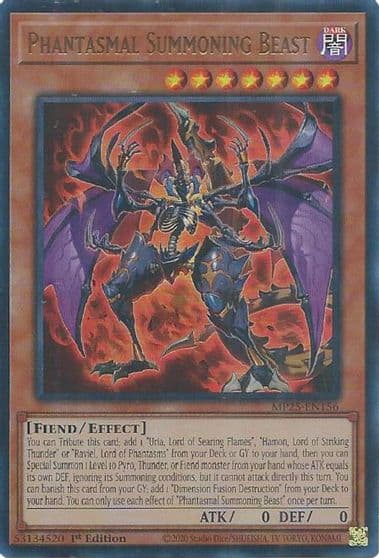 Phantasmal Summoning Beast 2025 Mega-Pack Yu-Gi-Oh! card
