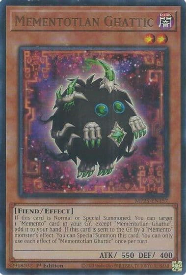 Mementotlan Ghattic 2025 Mega-Pack Yu-Gi-Oh! card