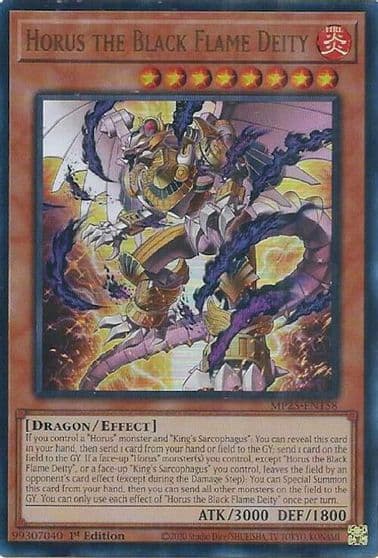 Horus the Black Flame Deity 2025 Mega-Pack Yu-Gi-Oh! card