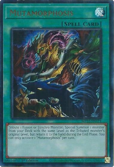 Mutamorphosis 2025 Mega-Pack Yu-Gi-Oh! card