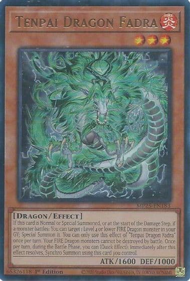 Tenpai Dragon Fadra 2025 Mega-Pack Yu-Gi-Oh! card