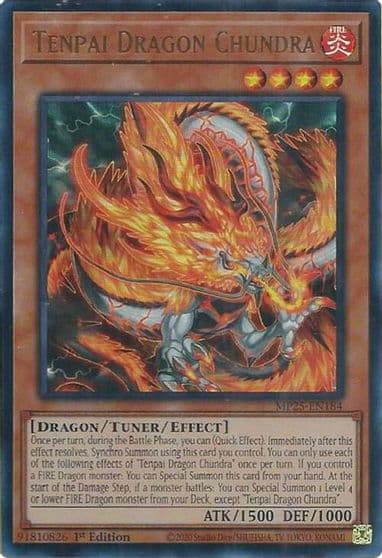 Tenpai Dragon Chundra 2025 Mega-Pack Yu-Gi-Oh! card